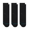 Stance - Icon Crew Sock 3 Pack - Black / Black