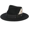 Stetson - Ace Of Hearts Fedora Wool Hat - Black