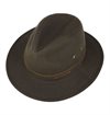 Stetson - Avasun Waxed Cotton Traveller Hat - Dark Brown