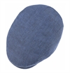 Stetson - Belfast Linen Summer Flat Cap - Light Blue