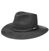 Stetson - Buffalo Leather Western Hat - Black