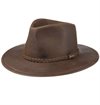 Stetson - Buffalo Leather Western Hat - Brown