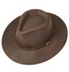 Stetson - Buffalo Leather Western Hat - Brown