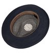 Stetson - Contrast Brim Toyo Straw Hat - Navy