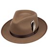 Stetson - Fedora Hat Woolfelt - Brown