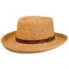 Stetson - Gambler Raffia Straw Hat - Nature