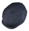 Stetson - Hatteras Cashmere Silk Flat Cap - Navy 