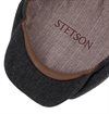 Stetson - Hatteras Classic Herringbone Wool Flat Cap - Black/Grey