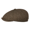 Stetson - Hatteras Herringbone Flatcap Vintage Bowling Theme - Olive