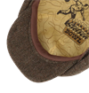 Stetson - Hatteras Herringbone Flatcap Vintage Bowling Theme - Olive