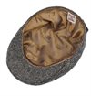 Stetson - Herringbone Harris Tweed Ivy Flat Cap - Grey Blue