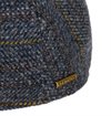 Stetson - Kent Herringbone Stripe Flat Cap - Navy