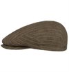 Stetson---Kent-Striped-Linen-Flat-Cap---Brown1