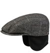 Stetson - Kent Wool Ivy Cap With Earflaps - Grey/Black