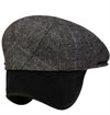 Stetson - Kent Wool Ivy Cap With Earflaps - Grey/Black