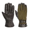 Stetson - Nappa Leather Waxed Cotton Gloves - Olive