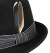 Stetson - Norborne Trilby Wool Hat - Black