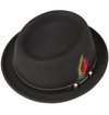 Stetson - Pennsylvania Pork Pie Hat - Black