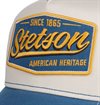 Stetson - Since 1865 Vintage Trucker Cap - Blue/Off White 