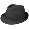 Stetson - Teton Cloth Trilby Hat - Black