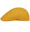 Stetson - Texas Descott Linen Flat Cap - Yellow