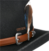 Stetson - Western Woolfelt Hat - Black