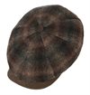 Stetson---Wool-Hatteras-Johnny-Check-Flat-Cap---Black-Beige12