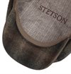 Stetson - Wool Hatteras Johnny Check Flat Cap - Black/Beige
