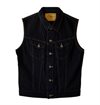 Stevenson Overall Co. - 411 Bronco Denim Vest Rigid - Black