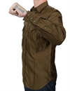 Stevenson-Overall-Co.---Cody-Shirt-Light-Moleskin---Olive-Brown-123345