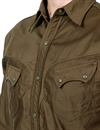 Stevenson Overall Co. - Cody Shirt Light Moleskin - Olive Brown