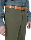 Tellason - Army Chino Cotton Linen Slub - Moss