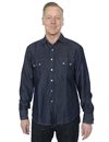 Tellason - Cowboy Shirt 616 Denim Ocean Dark - 6oz