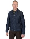 Tellason - Cruise Jacket Slimy Washed Denim - Ocean Dark