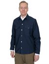 Tellason - Overshirt Slubby Sateen - Navy