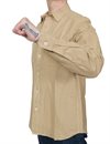 Tellason - Utility Shirt Cotton Linen Slub - Desert Sand