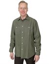 Tellason - Utility Shirt Cotton Linen Slub - Moss