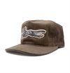 The Ampal Creative - Cheetah Cord Strapback Cap - Tan