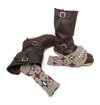 The Ampal Creative - Heather Sun Burst Socks - Tan