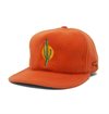 The Ampal Creative - Sunset Cactus Fleece Strapback - Rust