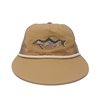 The Ampal Creative - Trippy Trout Duckbrim Cap - Tan