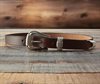 The Flat Head - 3 Piece Chromexcel Westen Belt - Brown