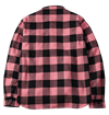 The Flat Head - Block Check Flannel Shirt - Pink / Black