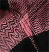 The Flat Head - Block Check Flannel Shirt - Pink / Black