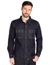 The Flat Head - Denim Work Shirt 10 oz - Blue