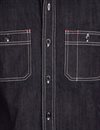 The Flat Head - Denim Work Shirt 10 oz - Blue
