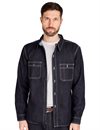 The Flat Head - Denim Work Shirt 10 oz - Blue