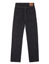 The Flat Head - FN-D111 Wide Straight Rinsed Jeans LT Zimbabwe Cotton - 14,5oz