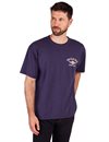 The Flat Head - Flying Wheel T-Shirt - Navy / Natural