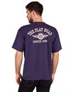 The Flat Head - Flying Wheel T-Shirt - Navy / Natural